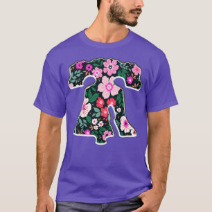 Philadelphia Liberty Bell Flower Spring Cute Ladie T-Shirt