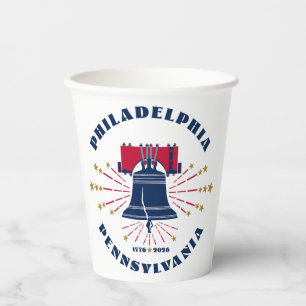 Philadelphia Liberty Bell Patriotic Paper cup