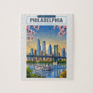 Philadelphia – Liberty Place & Delaware River Jigsaw Puzzle