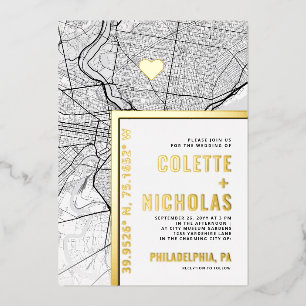Philadelphia Love Locator   City Themed Wedding
