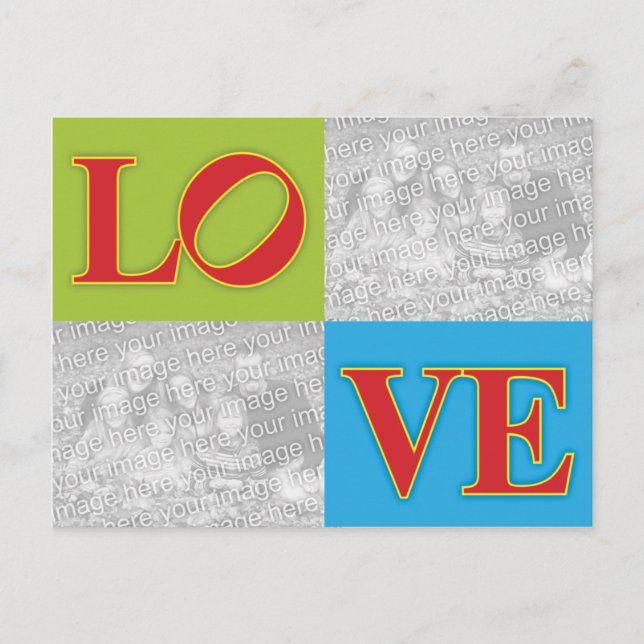 Philadelphia LOVE Statue Postcard - Customisable (Front)
