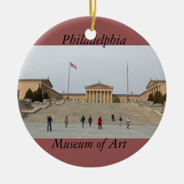 Philadelphia Museum of Art Ornament (Front)