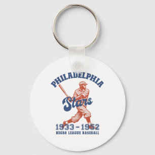 Philadelphia Negro League Bysebyll Black History M Key Ring