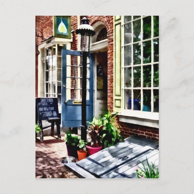 Philadelphia Pa Coffeehouse Postcard (Front)