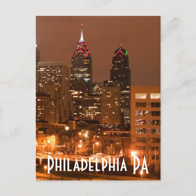 Philadelphia PA Postcard (Front)