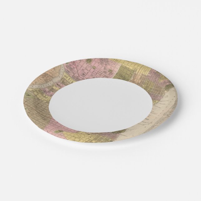 Philadelphia Paper Plate (Angled)