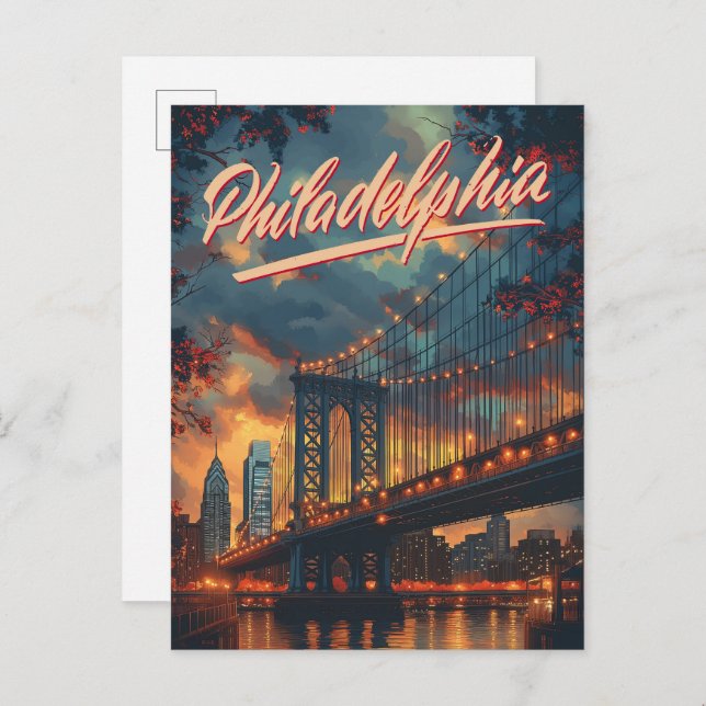 Philadelphia, Pennsylvania: A Vintage  Postcard (Front/Back)