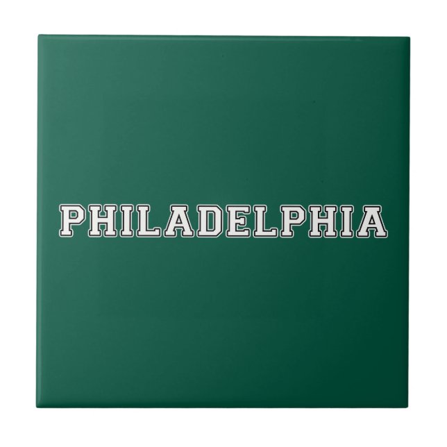 Philadelphia Pennsylvania Ceramic Tile (Front)