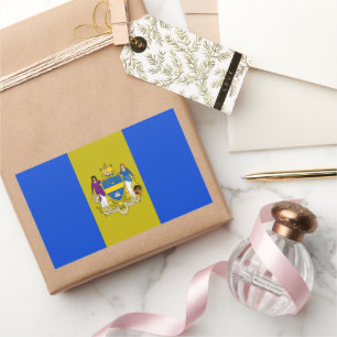 Philadelphia (Pennsylvania) City flag Rectangular Sticker