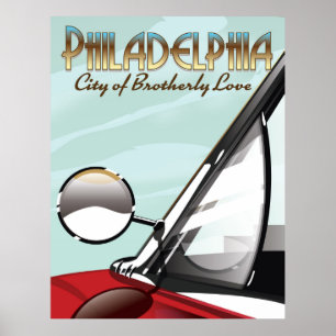 Philadelphia,Pennsylvania "City of Brotherly Love" Poster
