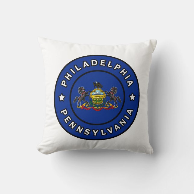 Philadelphia Pennsylvania Cushion (Front)