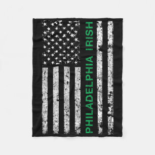 Philadelphia Pennsylvania Irish American Ireland U Fleece Blanket