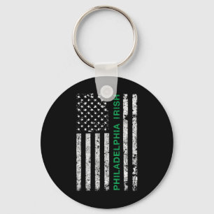 Philadelphia Pennsylvania Irish American Ireland U Key Ring