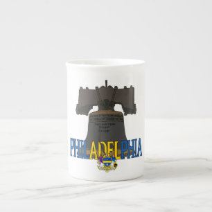 Philadelphia Pennsylvania Liberty Bell Bone China Mug