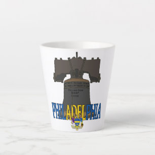 Philadelphia Pennsylvania Liberty Bell Latte Mug