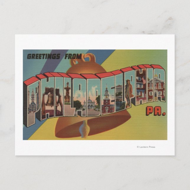 Philadelphia, Pennsylvania (Liberty Bell) Postcard (Front)