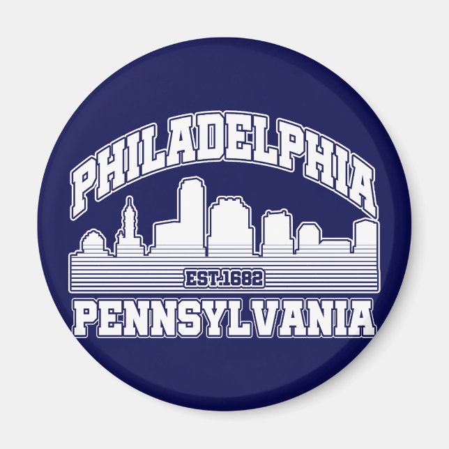 Philadelphia,Pennsylvania Magnet (Front)