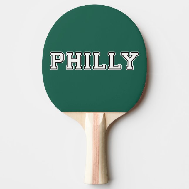 Philadelphia Pennsylvania Ping Pong Paddle (Front)