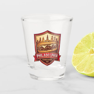 Philadelphia Pennsylvania Shot Glass