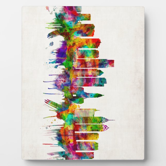 Philadelphia Pennsylvania Skyline Plaque (Front)