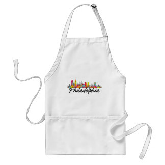 Philadelphia Pennsylvania Skyline Standard Apron