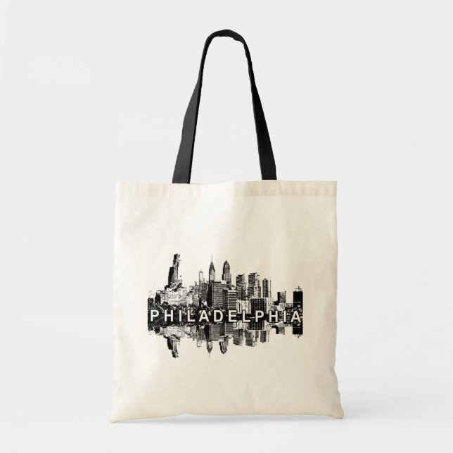 Philadelphia, Pennsylvania skyline Tote Bag (Front)