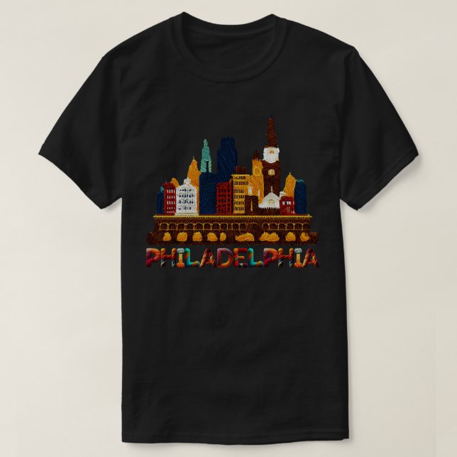 Philadelphia Pennsylvania T-Shirt (Design Front)
