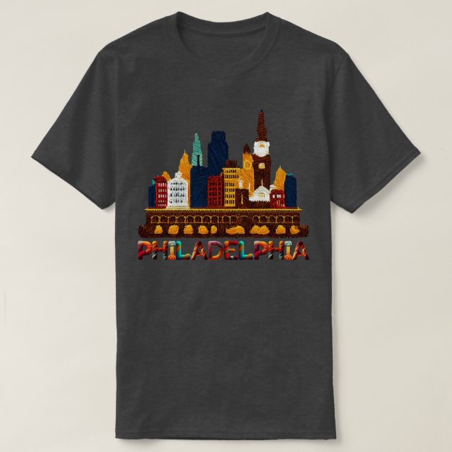 Philadelphia Pennsylvania T-Shirt (Design Front)