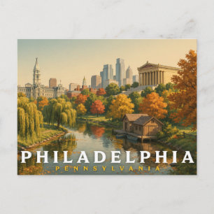 Philadelphia Pennsylvania Travel  Postcard