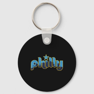 Philadelphia Philly - Throwback Design - Clic Key Ring