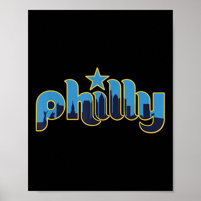 Philadelphia Philly - Throwback Design - Clic  Poster (Front)
