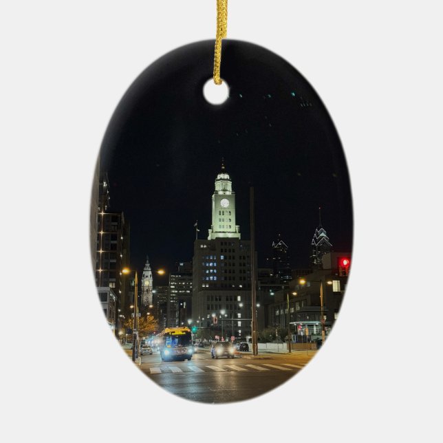 Philadelphia Photo Ornament (Front)