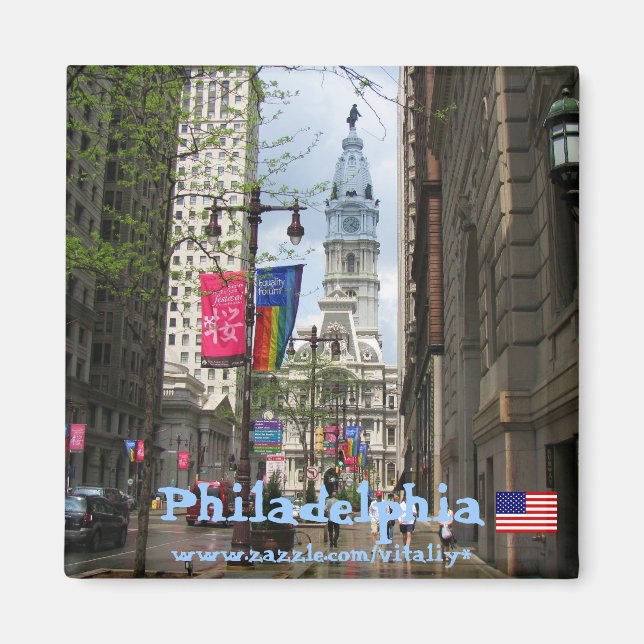 Philadelphia photography magnet (Front)