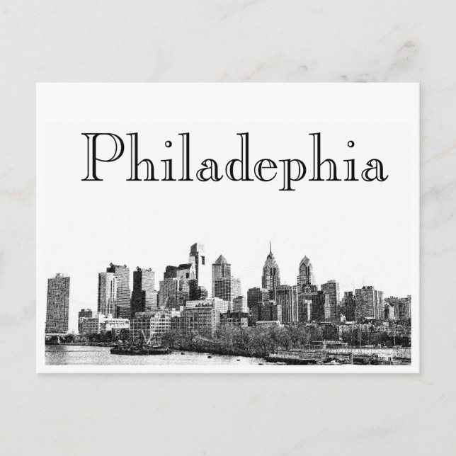 Philadelphia Postcard (Front)