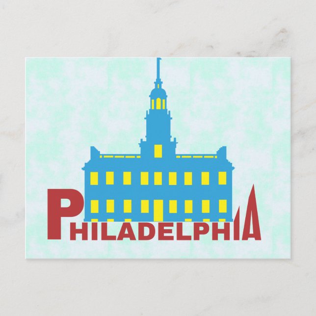 Philadelphia Postcard (Front)
