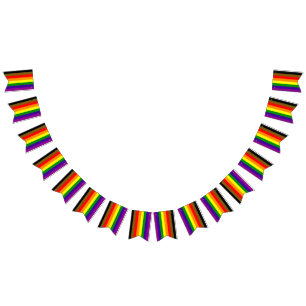 Philadelphia Pride Flag Bunting Banner LGBT Party