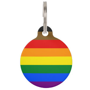 Philadelphia Pride Flag LGBTQ Pet Tag