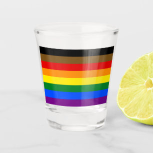 Philadelphia Pride Flag LGBTQ Shot Glass