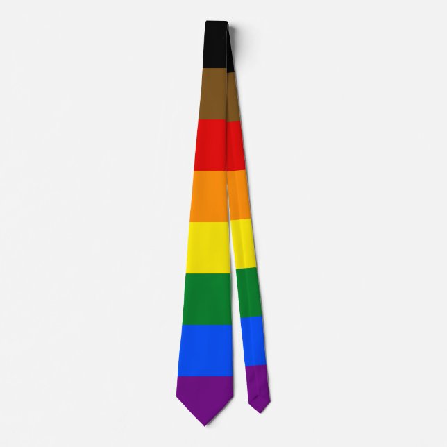 Philadelphia Pride Flag LGBTQ Tie (Front)