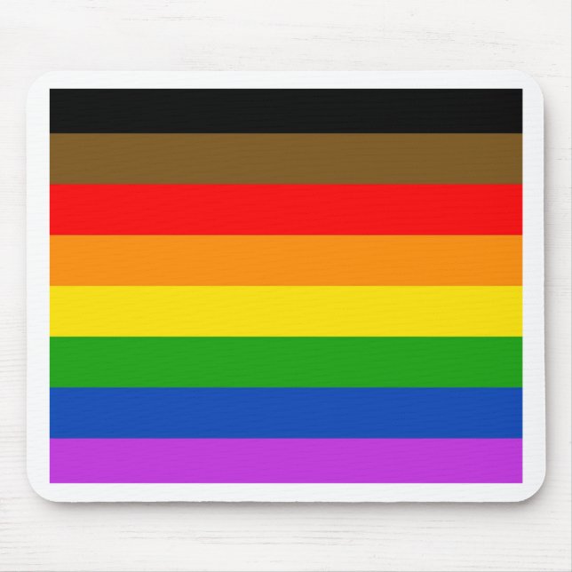 Philadelphia pride flag mouse pad (Front)