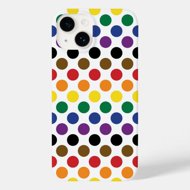 Philadelphia Rainbow Pride Flag Case-Mate iPhone Case (Back)