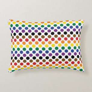Philadelphia Rainbow Pride Flag Decorative Cushion