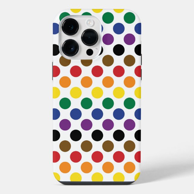 Philadelphia Rainbow Pride Flag iPhone Case (Back)