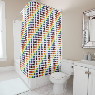 Philadelphia Rainbow Pride Flag Shower Curtain