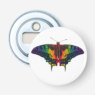 Philadelphia Rainbow Pride Flag Swallowtail Bottle Opener
