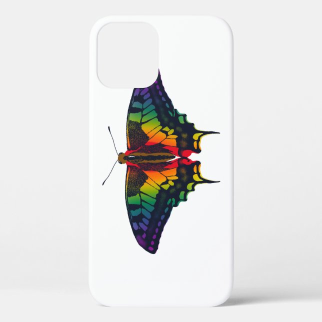 Philadelphia Rainbow Pride Flag Swallowtail Case-Mate iPhone Case (Back)
