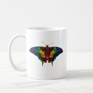 Philadelphia Rainbow Pride Flag Swallowtail Coffee Mug