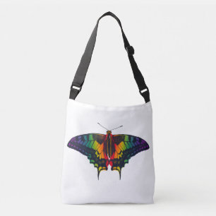 Philadelphia Rainbow Pride Flag Swallowtail Crossbody Bag