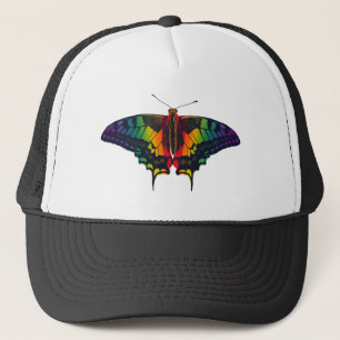 Philadelphia Rainbow Pride Flag Swallowtail Trucker Hat
