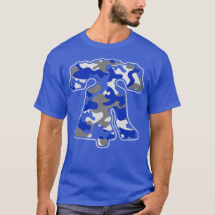 Philadelphia Red White and BLue Liberty Bell Camo  T-Shirt